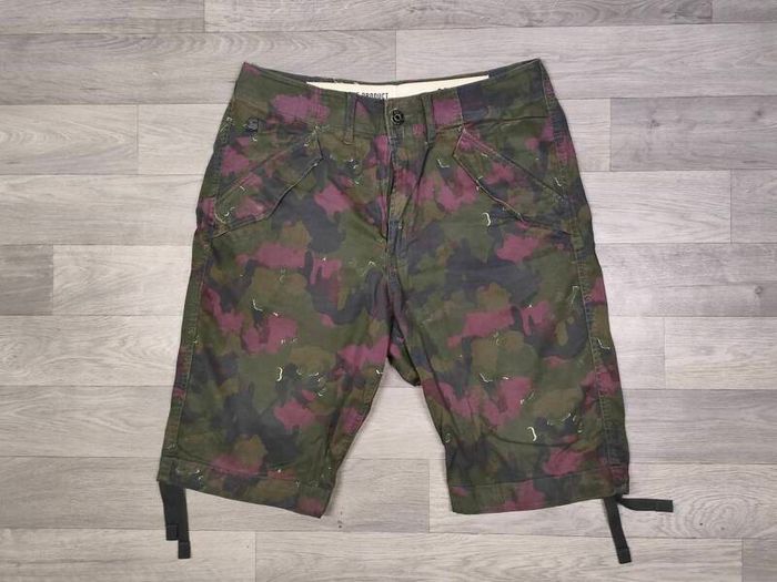 G-Star Raw Camo Cargo Shorts Mens Medium W33