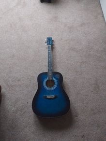 blue guitar
