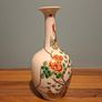 Late 19th Century famille verte mei ping vase phoenix Pattern, Hand Painted Image 3