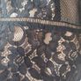 OASIS black lace peplum top Image 3