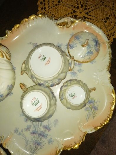 Set of Antique Limoges porcelain