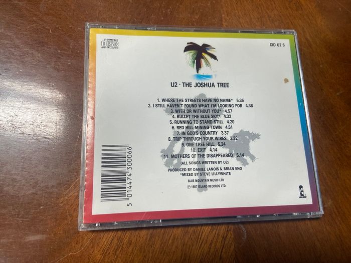 U2 Joshua Tree CD