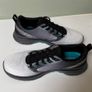 Skechers mens GO WALK Hahn sneakers trainers runners Size 43 UK9.5 BNWT grey black teal no-tie laces Image 5
