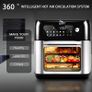 Air Fryer Oven, Uten 10L Digital Air Fryers Oven, Smart Tabletop Oven with 12 Preset Menus, LED Touch Screen Temperature and Control for Baking with Recipe (FREE POSTAGE) Image 4