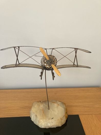 Vintage Airplane Sculpture