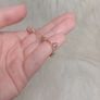S925 silver rose gold opal bracelet STIFF CLASP Image 5