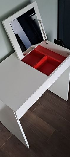 White Ikea dressing table