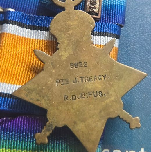 Royal Dublin Fusiliers - Military medal winner from Naas!