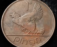 Ireland - 1928 - Penny - Hen - KM.3 - [653]
