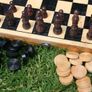 Vintage wooden chess set 11,4" Image 4