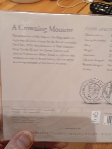 The Coronation of His Majesty King Charles 3rd, 50p pack