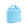 Personalised Children's Lunchbox with Water Bottle and Handle - Blue back to school stationary Image 2