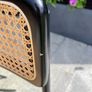 3 Jort Counter stools - wood and rattan Image 5