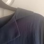Cotton Blouse in Navy Image 2
