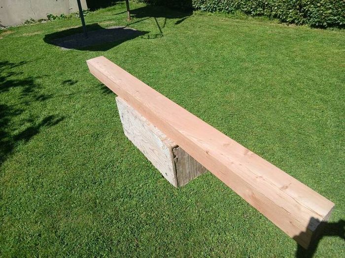 Wood beam.