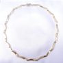 Vintage 9K Solid Gold 375 heavy Necklace Collier 13,28g length 17,2" Image 2