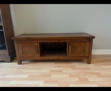 Wooden TV stand