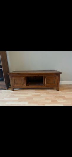 Wooden TV stand