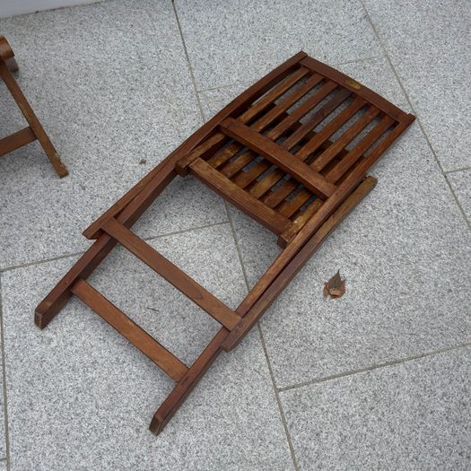 Outdoor Solid Wood Table and Chairs