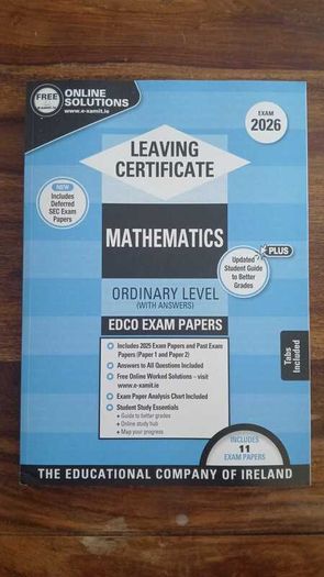 EXAM PAPERS 2026 - Maths Ordinary Level - Leaving Certificate