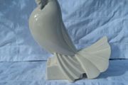 Stunning Jacques Adnet 1925 Porcelain Turtle Dove