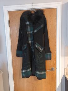 Stella Designer Long  Cardigan/Coat. Size 14 - 16 New.