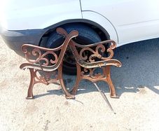 heavy cast iorn seat ends