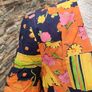 Vintage 90s 00s navy floral summer blazer size small medium Image 2