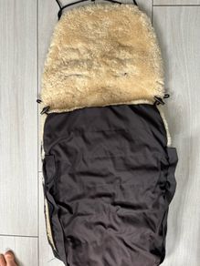 pram sheepskin footmuff
