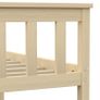 Bed Frame Light Wood Solid Pinewood 160x200 cm Image 3