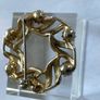 vintage brooch pearl and diamond rhinestones Image 2