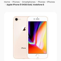 iPhone 8 64GB gold