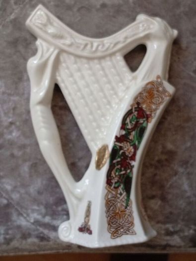 Cre Celtic Harp Ornament