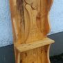 Rustic Driftwood Couple Floating Shelf Image 2