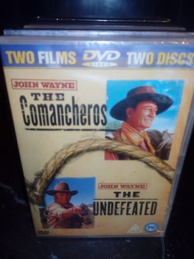 John Wayne Double Dvd The Comancheros/the Undefeated Classic Westerns