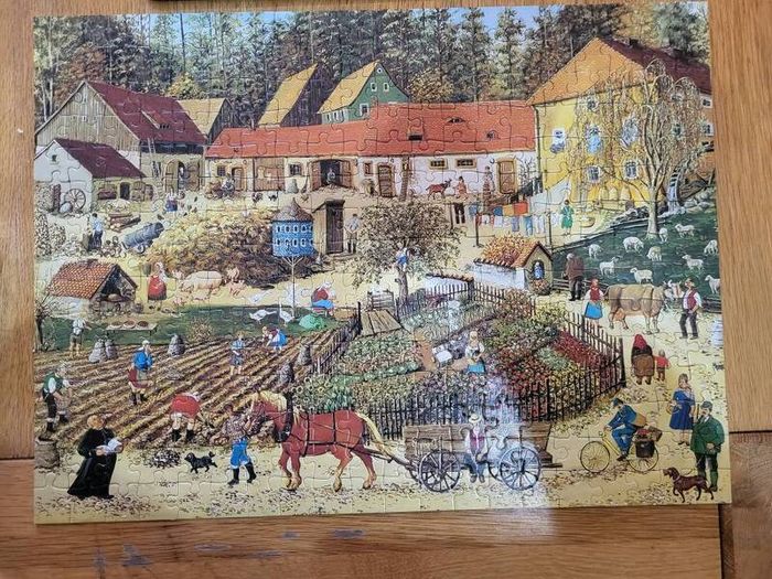 Ravensburger Life On A Farm 300 Piece Jigsaw Puzzle Vintage