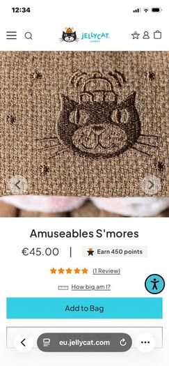 New JELLYCAT Amuseables S'mores