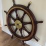 Antique MacTaggart Scott Edinburgh Ships Wheel Image 3