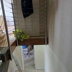Glass Sapele stairs