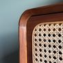Solid Wood & Rattan Sideboard Image 3
