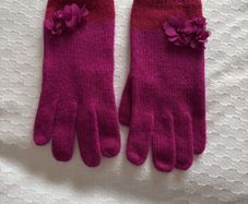Alice Hannah Lambswool/Angora Gloves