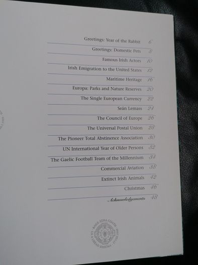 1999 The Irish Stamp Year Book