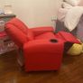 red kids reclining chair Image 3