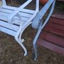 2 X Vintage Iron Garden Armchairs Image 6