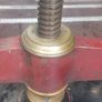 Antique Book  Press Metal and Bronze Solid highest quality working perfectly  Early 1900s  A3 size Image 4