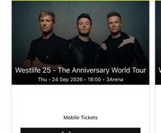 Westlife 3 Arena