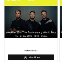 Westlife 3 Arena