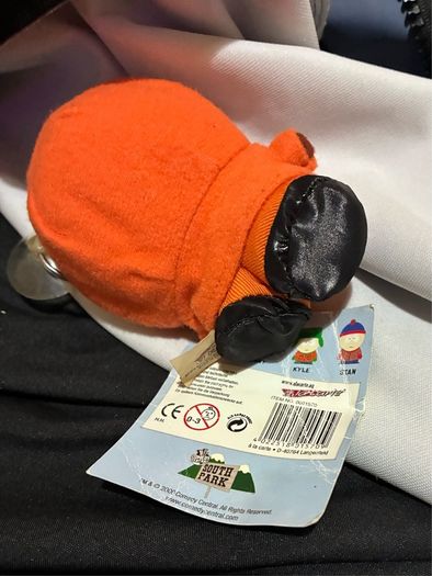2000 South Park 4" Kenny keychain/window hanger.
