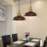 Vintage Industrial Loft Pendant Light Led lamp for Restaurant/Cafe/Bar/Home Especial Creative lamp Chain Pendant Lamp (Rust 2 Pack) Image 3