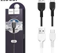 Hoco X20 Type-C Flash Charging Cable 3M White
